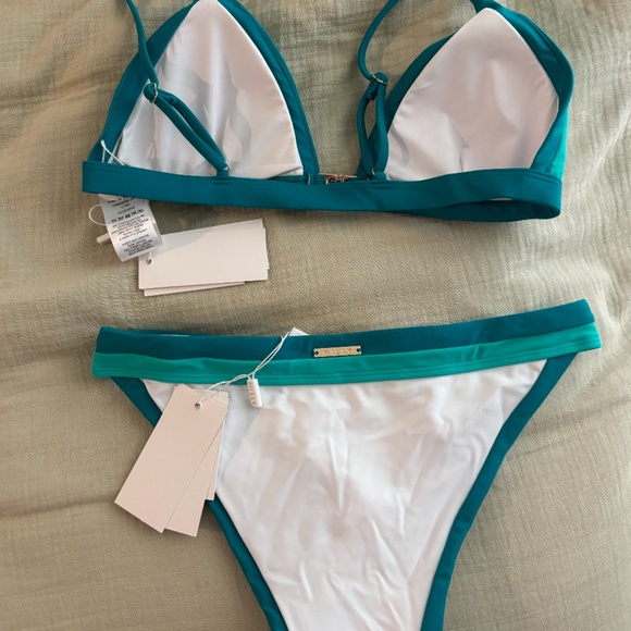 Milly Positano Color Block Triangle Bikini - Picture 6 of 6